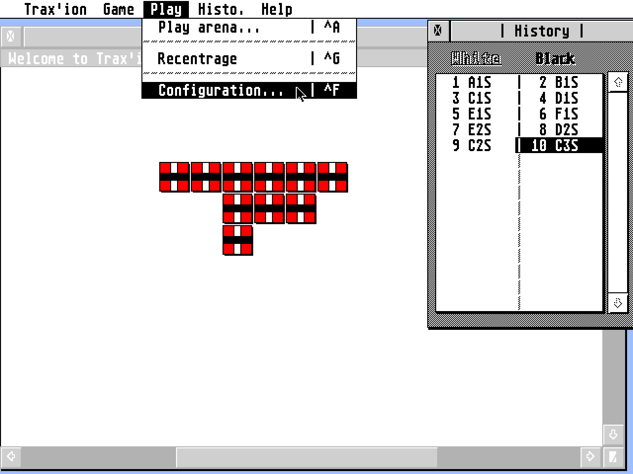 Trax'ion atari screenshot